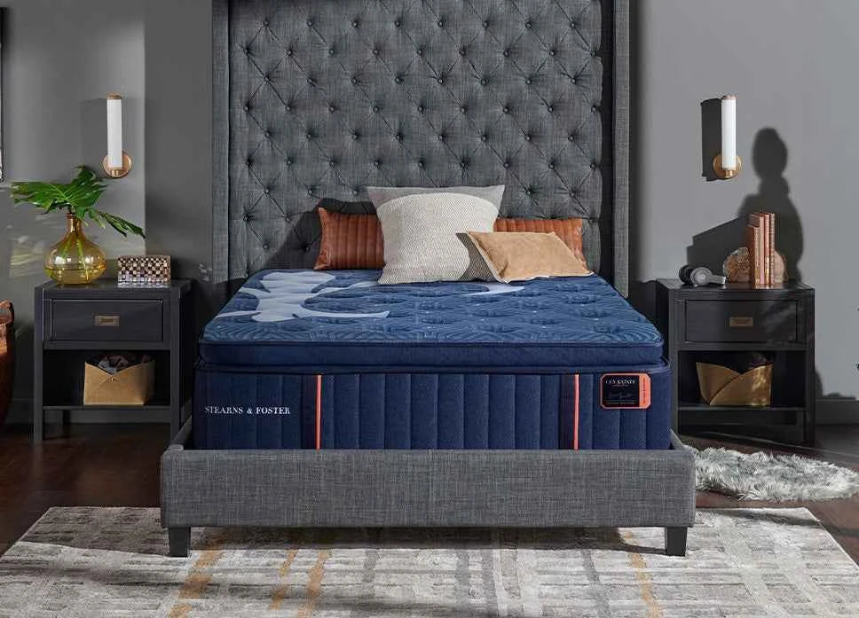 Stearns & Foster Lux Estate Collection Madeline Euro Top Mattress - Luxury Cushion Firm