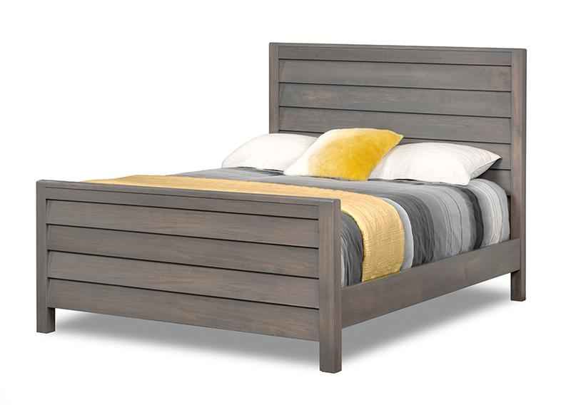Portland Louvered Bed with High Footboard Collection