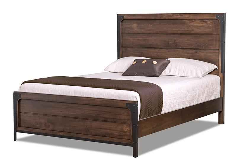 Portland Wood Panel Bed with Low Footboard Collection