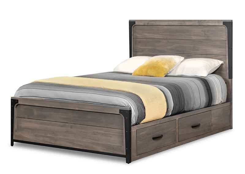 Portland Panel Storage Platform Bed Collection
