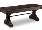Rafters Bench with Wood Seat Collection