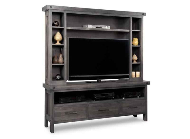 Rafters HDTV Unit with Hutch