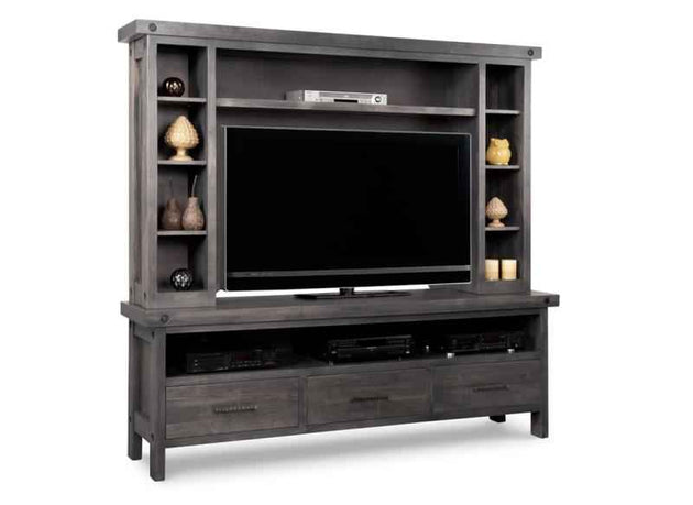 Rafters HDTV Unit with Hutch