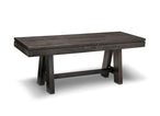 Steel City Bench with Wood Seat Collection