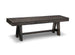 Steel City Bench with Wood Seat Collection