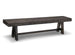 Steel City Bench with Wood Seat Collection
