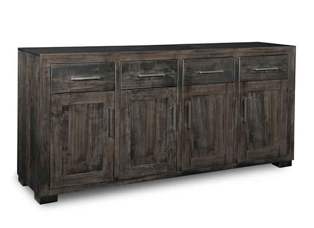 Steel City Sideboard w/4 Drawers 4/Doors Collection