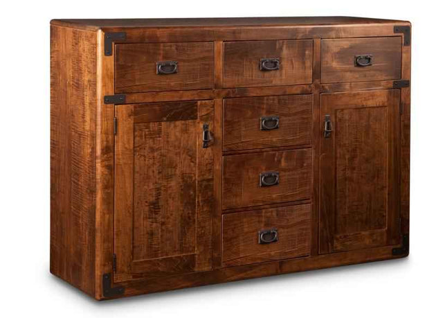 Saratoga Sideboard w/2 Wood Doors &6/Dwrs Collection