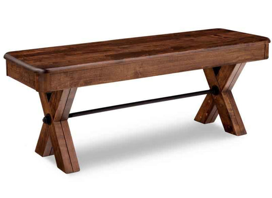 Saratoga  Bench with Wood Seat Collection