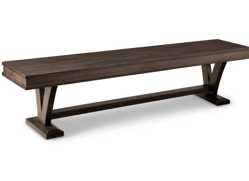 Verona Bench  Collection with Wood Seat