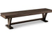Verona Bench  Collection with Wood Seat