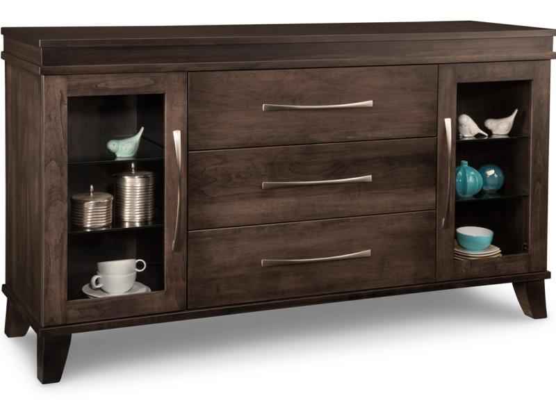 Verona Sideboard with 2 Doors on Outside & 3/Drawers in Middle Collection