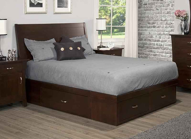 Yorkshire Condo Bed with 4 Drawers Collection