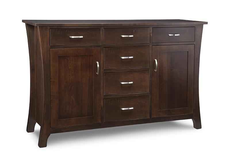 Yorkshire Sideboard with 2 Doors on Outside & 6/Drawers  Collection