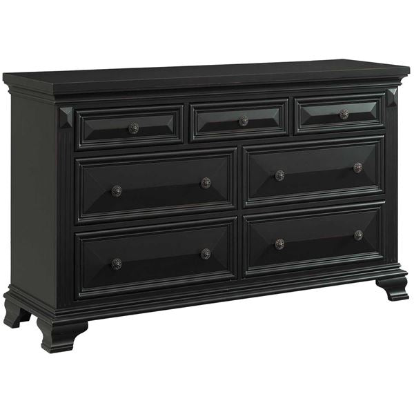 Calloway-Black Dresser - Furniture Depot