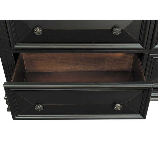 Calloway-Black Dresser - Furniture Depot