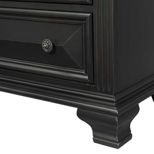 Calloway-Black Dresser - Furniture Depot