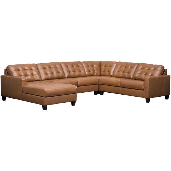 Baskove 4-Piece Sectional with LHF Chaise - Furniture Depot