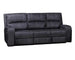 Perth Reclining Power Sofa w/USB outlet in Stone Grey Blue - Furniture Depot
