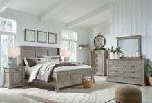 Load image into Gallery viewer, Moreshire Bisque 5 Pc. Dresser, Mirror, Panel Bed