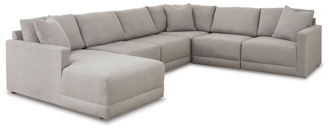 Katany Shadow Left Arm Facing Corner Chaise 6 Pc Sectional