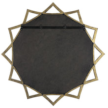 Load image into Gallery viewer, Abanu Star Mirror Antique Gold