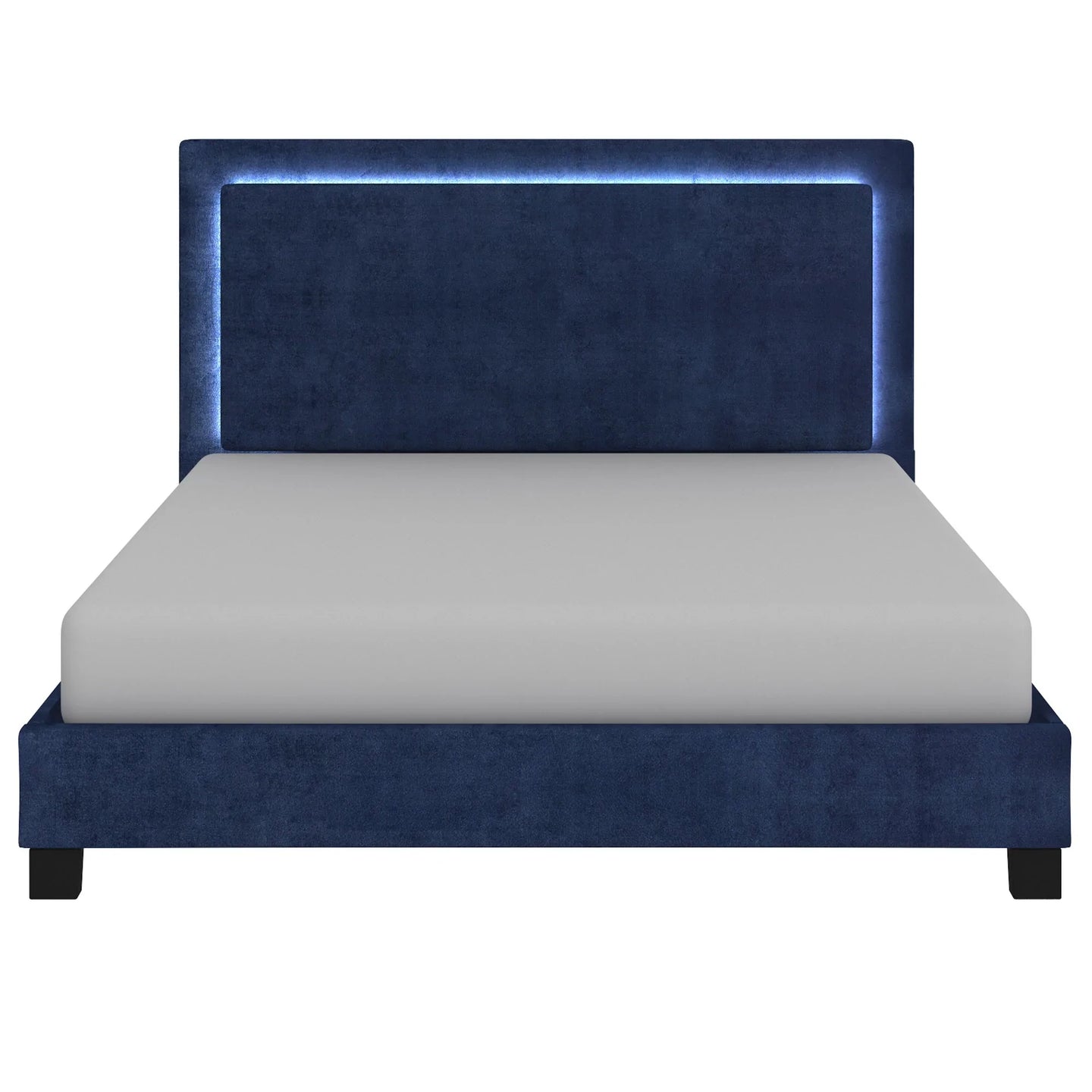 LUMINA-78'' BED-BLUE - Furniture Depot