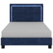 LUMINA-60'' PLATFORM BED-BLUE - Furniture Depot