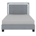 LUMINA-60'' PLATFORM BED-GREY - Furniture Depot