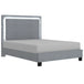 LUMINA-60'' PLATFORM BED-GREY - Furniture Depot