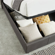 Load image into Gallery viewer, EXTARA-78&quot; PLATFORM STORAGE BED-GREY - Furniture Depot