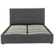 EXTARA-60" PLATFORM STORAGE BED-GREY - Furniture Depot