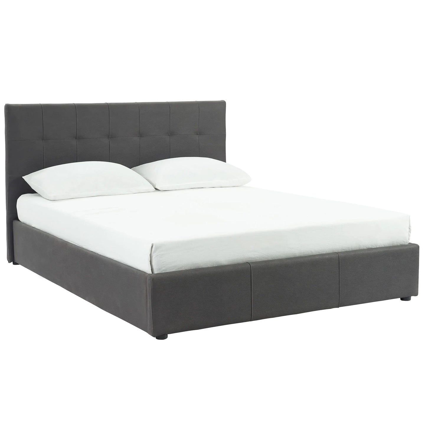 EXTARA-60" PLATFORM STORAGE BED-GREY - Furniture Depot