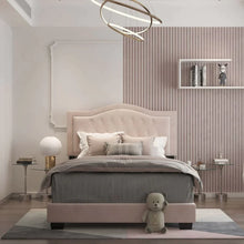 Load image into Gallery viewer, Pixie 60&quot; Queen Bed in Blush Pink - Furniture Depot