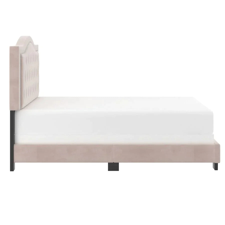 Pixie 60" Queen Bed in Blush Pink - Furniture Depot