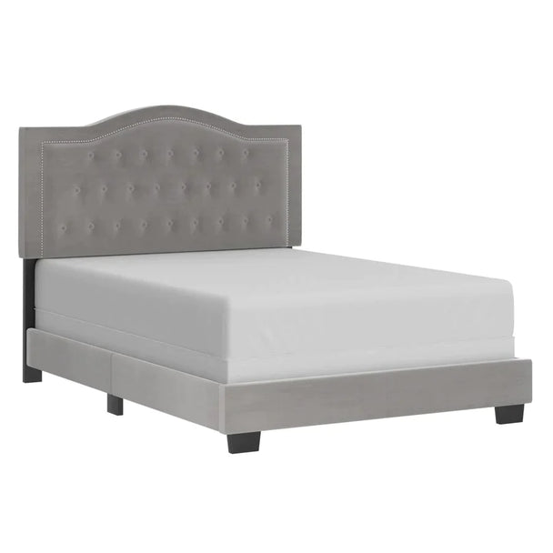 Pixie 54" Double Bed in Light Grey - Furniture Depot