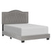 Pixie 60" Queen Bed in Light Grey - Furniture Depot