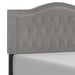 Pixie 60" Queen Bed in Light Grey - Furniture Depot