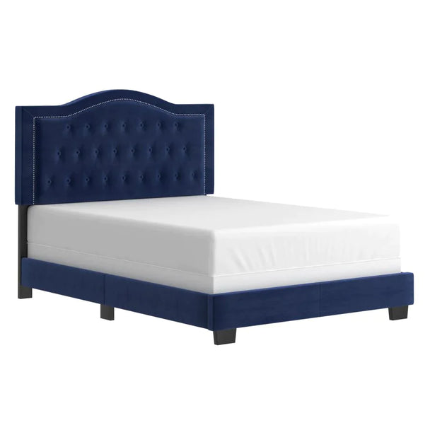 Pixie 60" Queen Bed in Blue - Furniture Depot