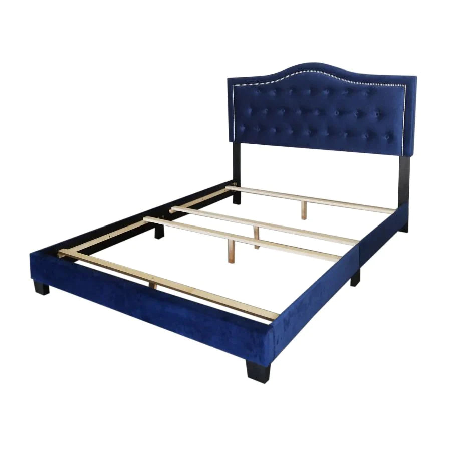 Pixie 60" Queen Bed in Blue - Furniture Depot