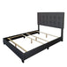 Exton Upholstered Bed - Furniture Depot