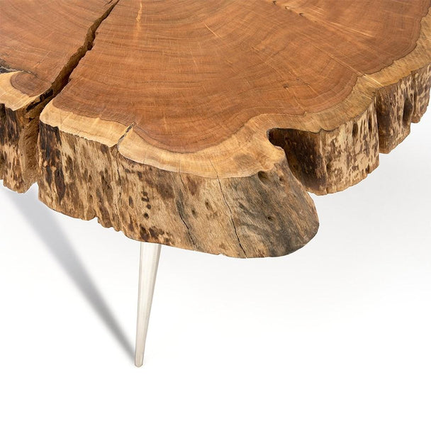 Natural Wood Coffee Table Without fill - Furniture Depot