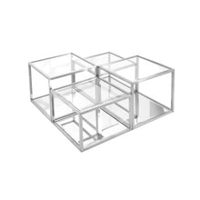 Load image into Gallery viewer, DALTON MULTI-LEVEL SILVER COFFEE TABLE - Furniture Depot