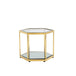 SWANSON END TABLE - GOLD - Furniture Depot