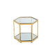 SWANSON END TABLE - GOLD - Furniture Depot