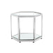 SWANSON END TABLE - STAINLESS STEEL - Furniture Depot