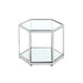 SWANSON END TABLE - STAINLESS STEEL - Furniture Depot