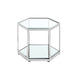 SWANSON END TABLE - STAINLESS STEEL - Furniture Depot