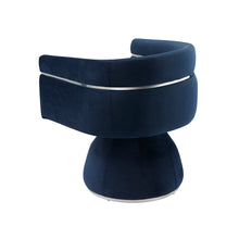 Load image into Gallery viewer, Obi Blue Velvet Chair - Furniture Depot