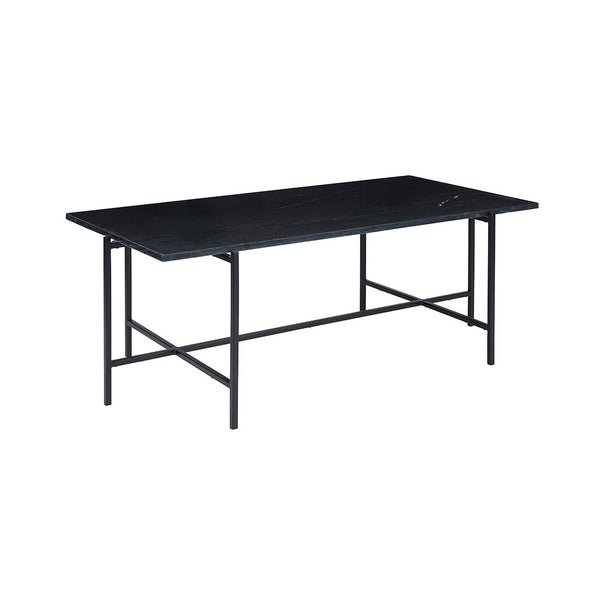 Ida Black Marble Coffee Table - Furniture Depot